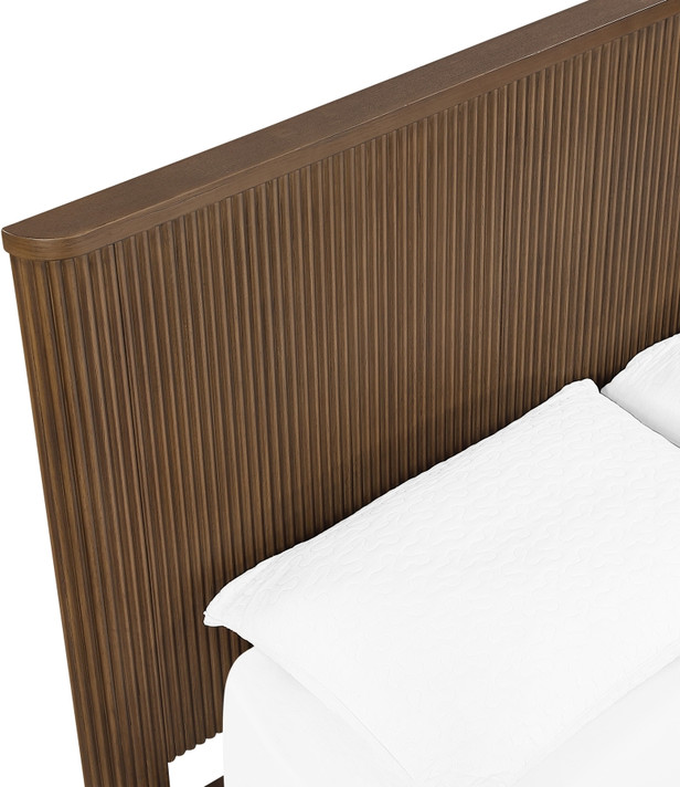Marlowe Solid Wood + Oak Veneer Bed, Queen