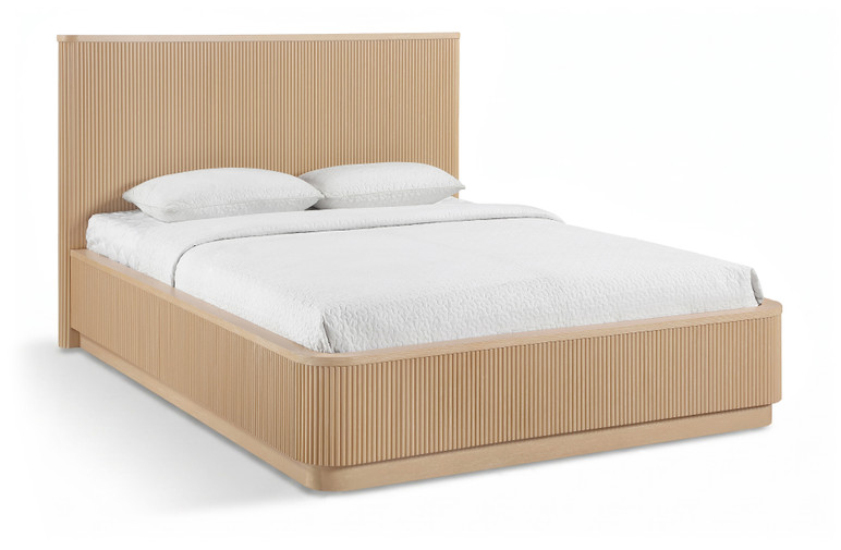 Marlowe Solid Wood + Oak Veneer Bed, Queen