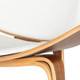 Aramis Shell Chair White, Walnut