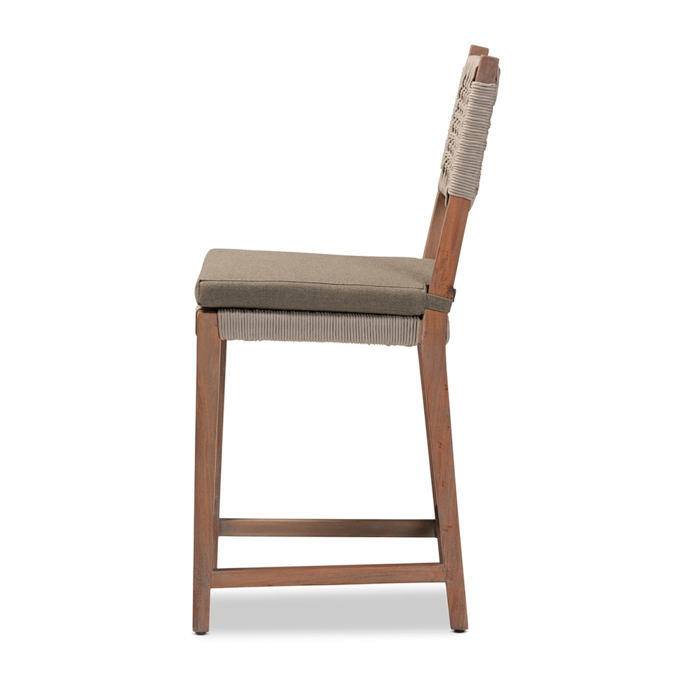 Henna Woven Rope Counter Stool