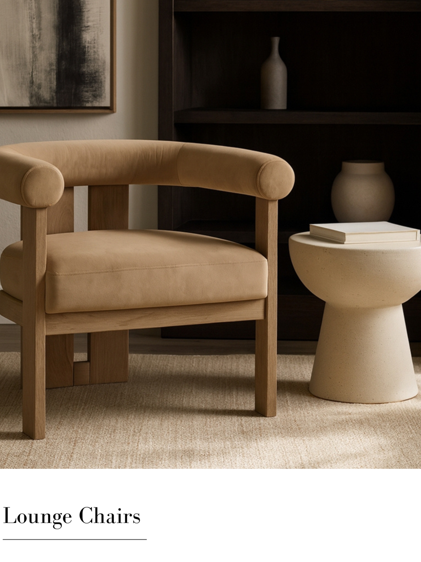 Shop luxurious designer modern lounge chairs at Designdistrict Modern. Free shipping and discounts every day.