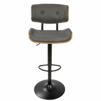 Designdistrict Tufted Bar Stool Grey - Designdistrict