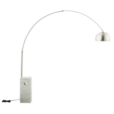 SUNFLOWER CUBE MARBLE BASE FLOOR LAMP WHITE - Designdistrict