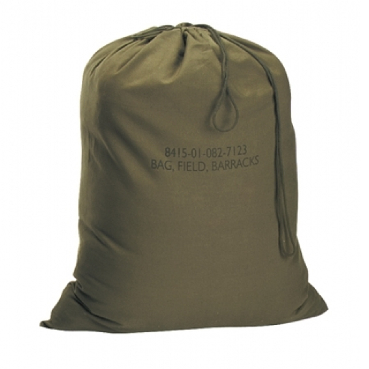 Army Green Mesh Laundry Bag with Drawstring