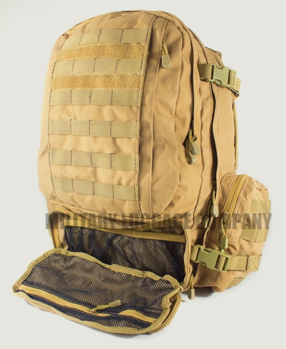 Condor 3-Day Assault Pack Rucksack – 50 Liter, Coyote, Taktisch Mit Molle-System