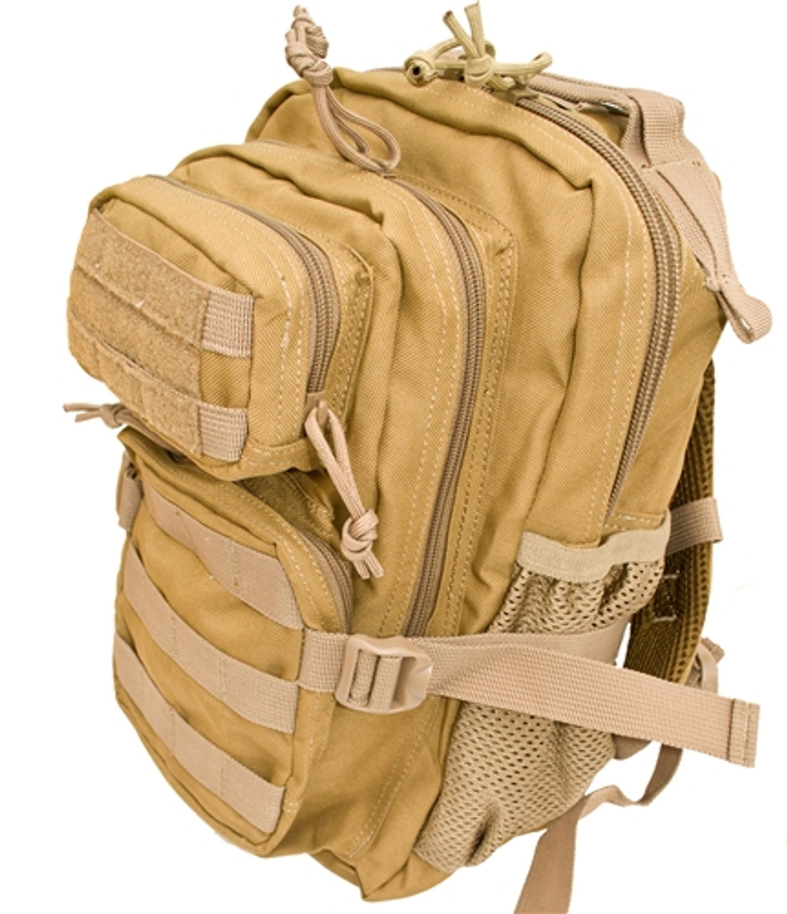 Coyote Tan Large Tactical Day Pack Backpack Rucksack Military Camping Hiking  Quality - Explorer Bags