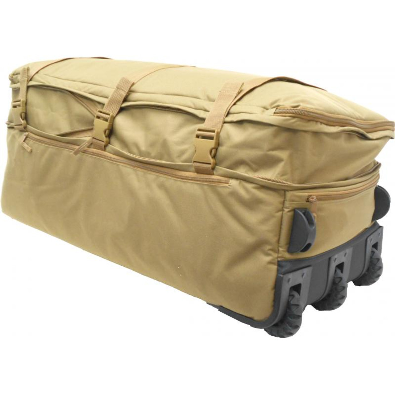 Coyote Wheeled Deployment Bag With Retractable Handle Military Luggage