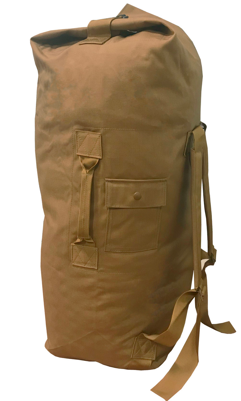 Coyote Top Loading Military Duffle Bag