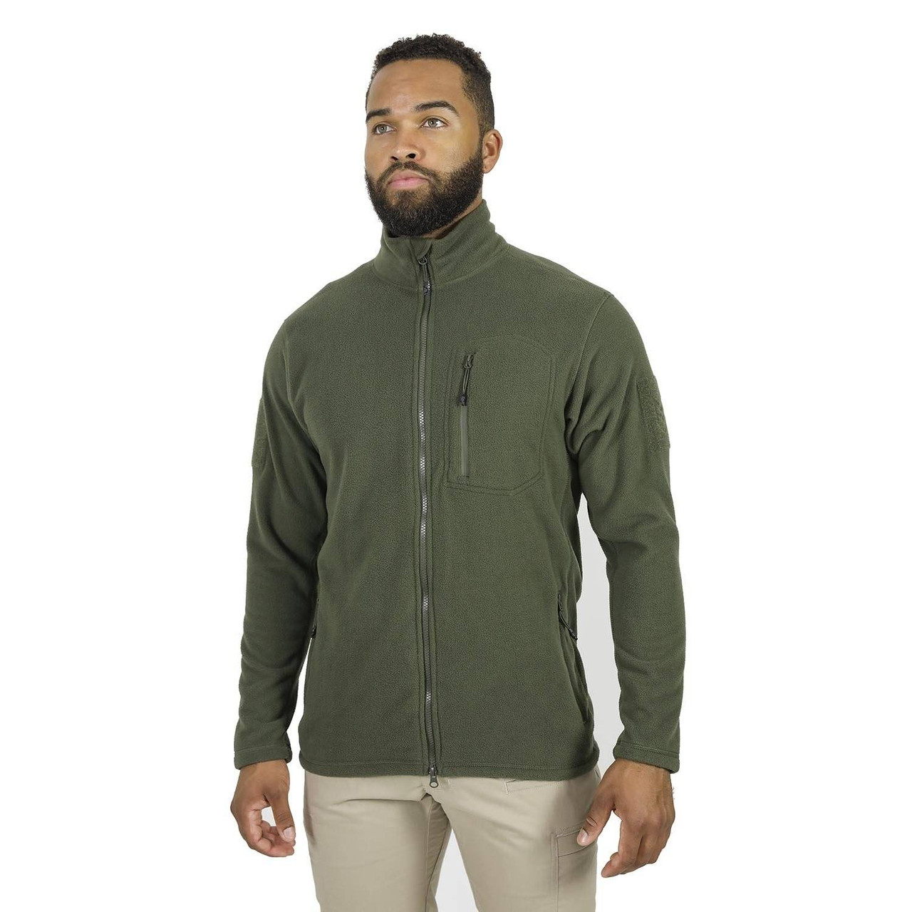 Mission Made Men's Full Zip Fleece Jacket | Military Luggage
