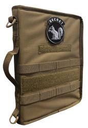 Coyote Secret Squirrel Tactical Military Padfolio Image Loading Icon