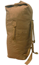 Coyote Top Loading Military Duffle Bag Image Loading Icon
