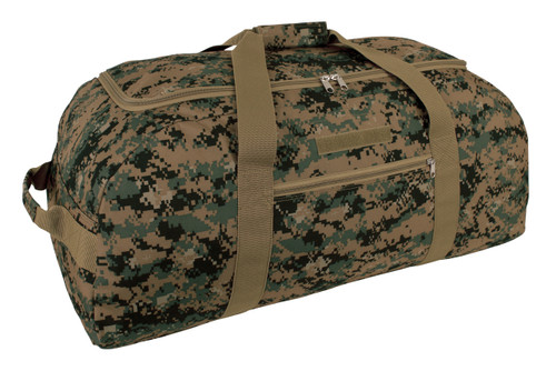 Digital Woodland & Desert Reversible Duffle Bag | Military Luggage