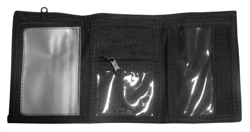 Black Tri-Fold Wallet