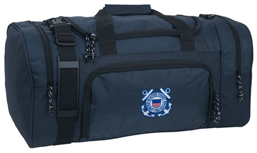 Carry On Sport Duffle Locker Bag With Coast Guard Logo