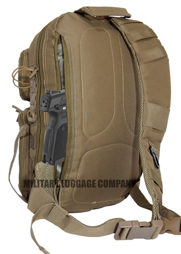 Coyote Hard Stone Conceal Carry Sling Bag Image Loading Icon