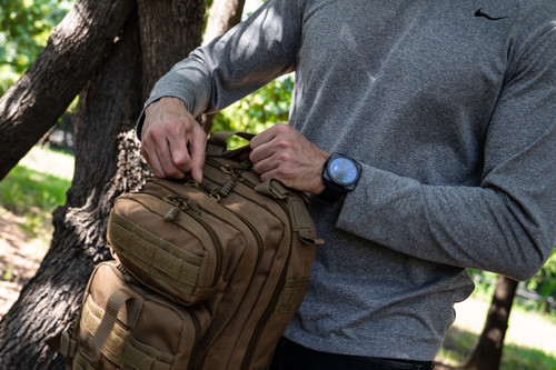 Coyote Brown Small Assault Pack By Flying Circle | MIlitary Luggage