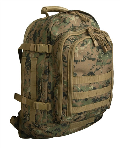 Digital Woodland 3 Day Stretch Military Backpack