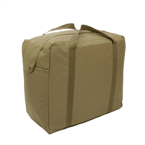 Big size／side gather bag／beige Coyote Brown Jumbo Flyers Kit Bag | Military Luggage