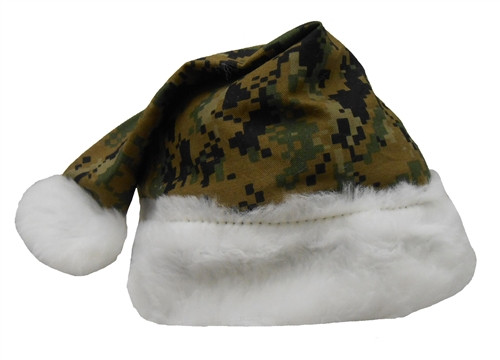 camo santa hat