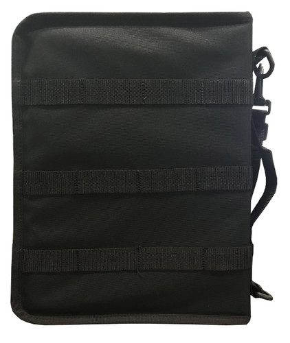 Black Secret Squirrel Tactical Military Padfolio Image Loading Icon