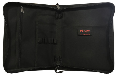 Black Secret Squirrel Tactical Military Padfolio Image Loading Icon