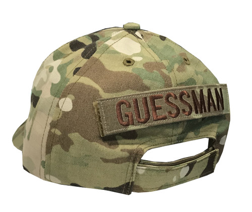 Multicam US MADE 6 Panel Ball Cap With Cloth Back