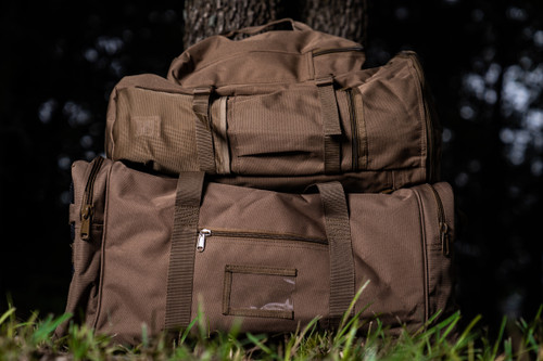 Coyote Top Loading Military Duffle Bag