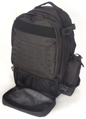 Black Rockwell Backpack By SOC | Military Luggage