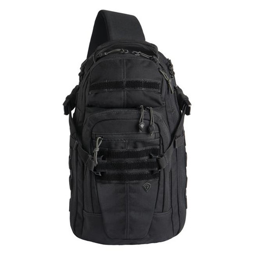 Black Crosshatch Sling Pack by First Tactical | Military Luggage