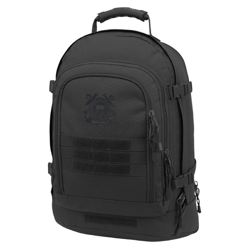 Black Coast Guard 3-Day Stretch Backpack | Military Luggage