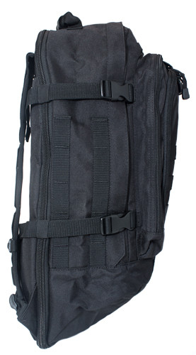 Black Coast Guard 3-Day Stretch Backpack | Military Luggage