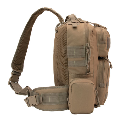 Coyote Beat Feet Tactical Conceal Carry Sling Bag | Military Luggage