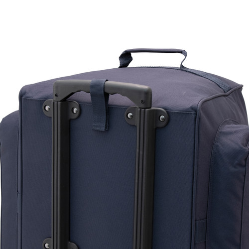 Navy Blue Rolling Duffle Bag | Military Luggage