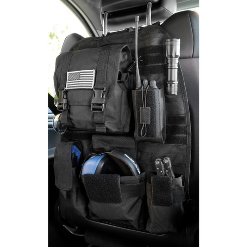 Black Tactical Car Seat Organizer