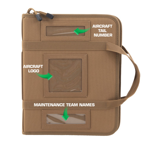 mco.ページ Coyote Military Aircraft Forms Binder | Military Luggage