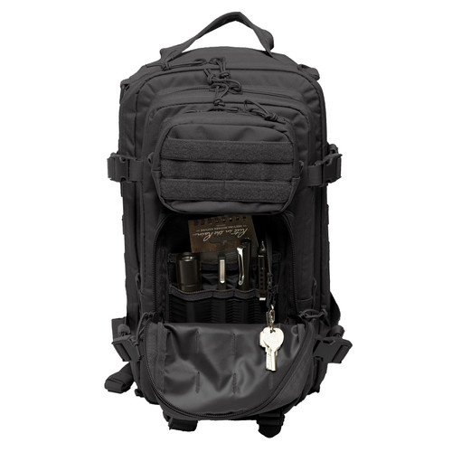 Black VOLUNTOLD Small Assault Pack Military Luggage