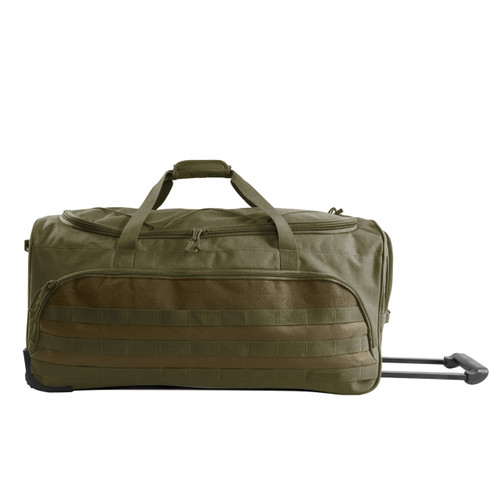 Highland Tactical 30 In Rolling Duffel Bag Olive Drab 30 Inch