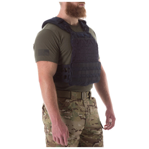 Navy Blue TacTec Plate Carrier By 5.11 | Military Luggage