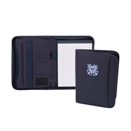 Mercury Tactical Gear Zippered Padfolio US Coast Guard