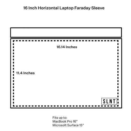 Faraday RFID Weatherproof Laptop & Tablet Sleeve