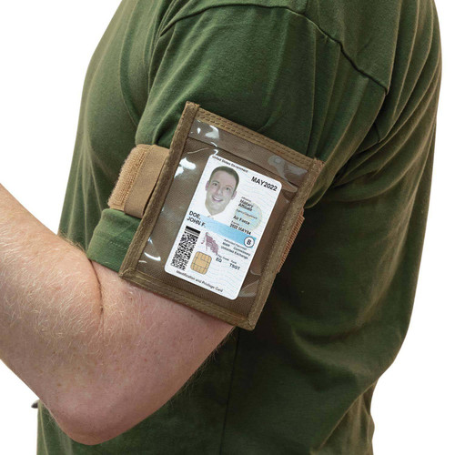 Mercury Tactical Gear 2-in-1 Military Armband and Neck ID Holder