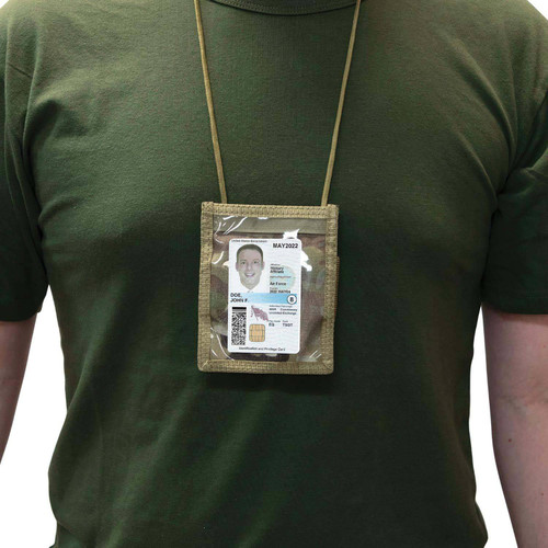 Mercury Tactical Gear 2-in-1 Military Armband and Neck ID Holder