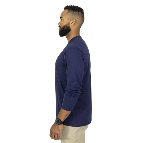 Mission Made Men's Long Sleeve Crew Neck T-Shirt, 2 Pack