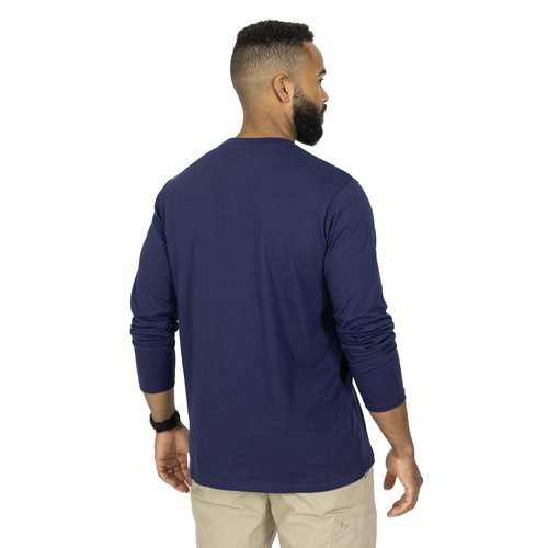 Mission Made Men's Long Sleeve Crew Neck T-Shirt, 2 Pack