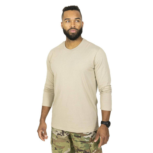Mission Made Men's Long Sleeve Crew Neck T-Shirt, 2 Pack