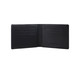 Black Leather RFID Bi Fold Wallet