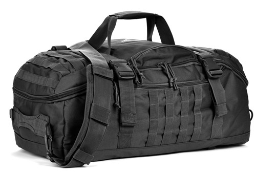 Black Traveler Duffle Bag | Military Luggage