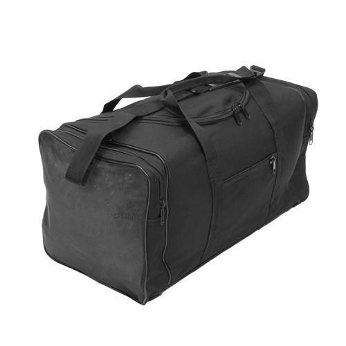 Black Large Square Duffle | Military Luggage