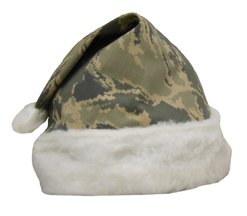 camo santa hat