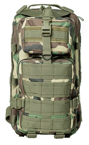 Mochila transporte Comando camuflaje woodland 86 Litros